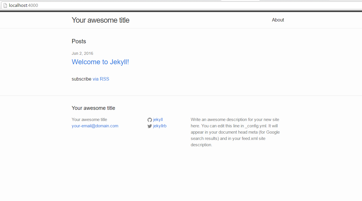 Example Jekyll Site