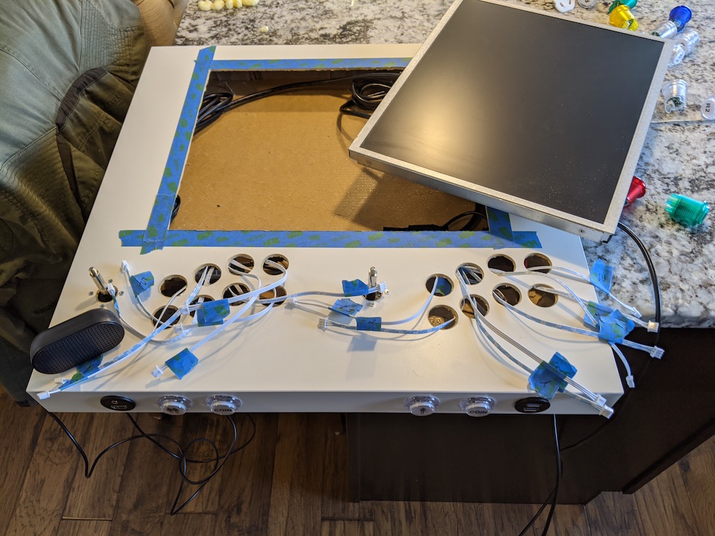 Arcade Table - Arcade Button Wiring