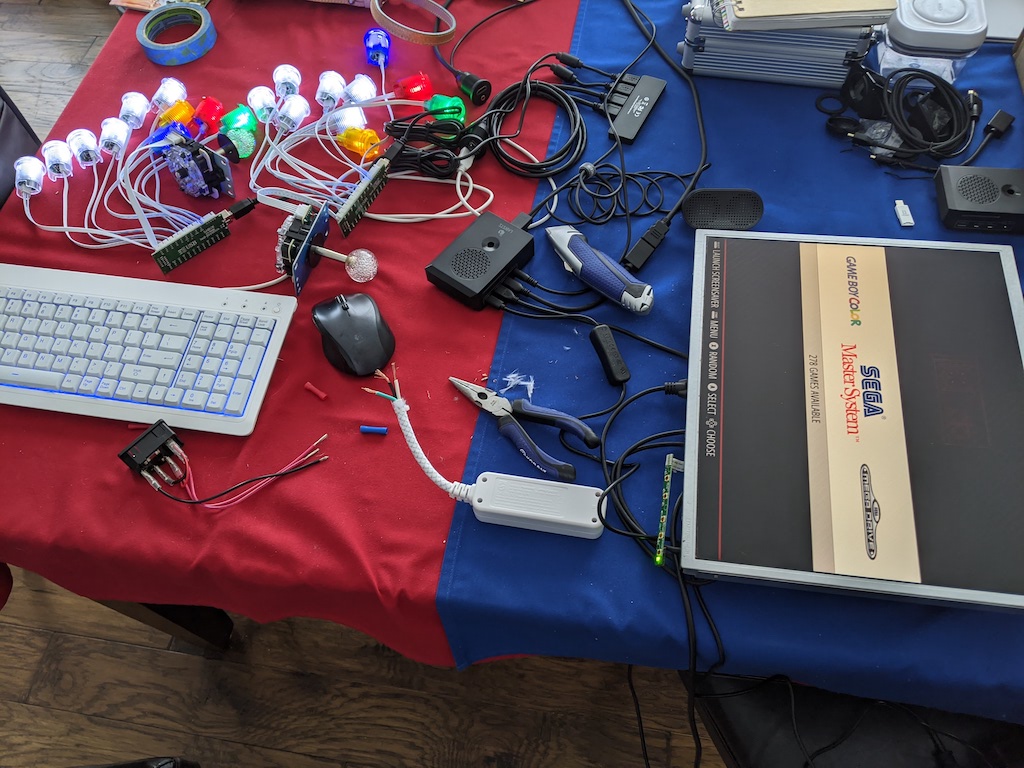 Arcade Table - Testing Electronics