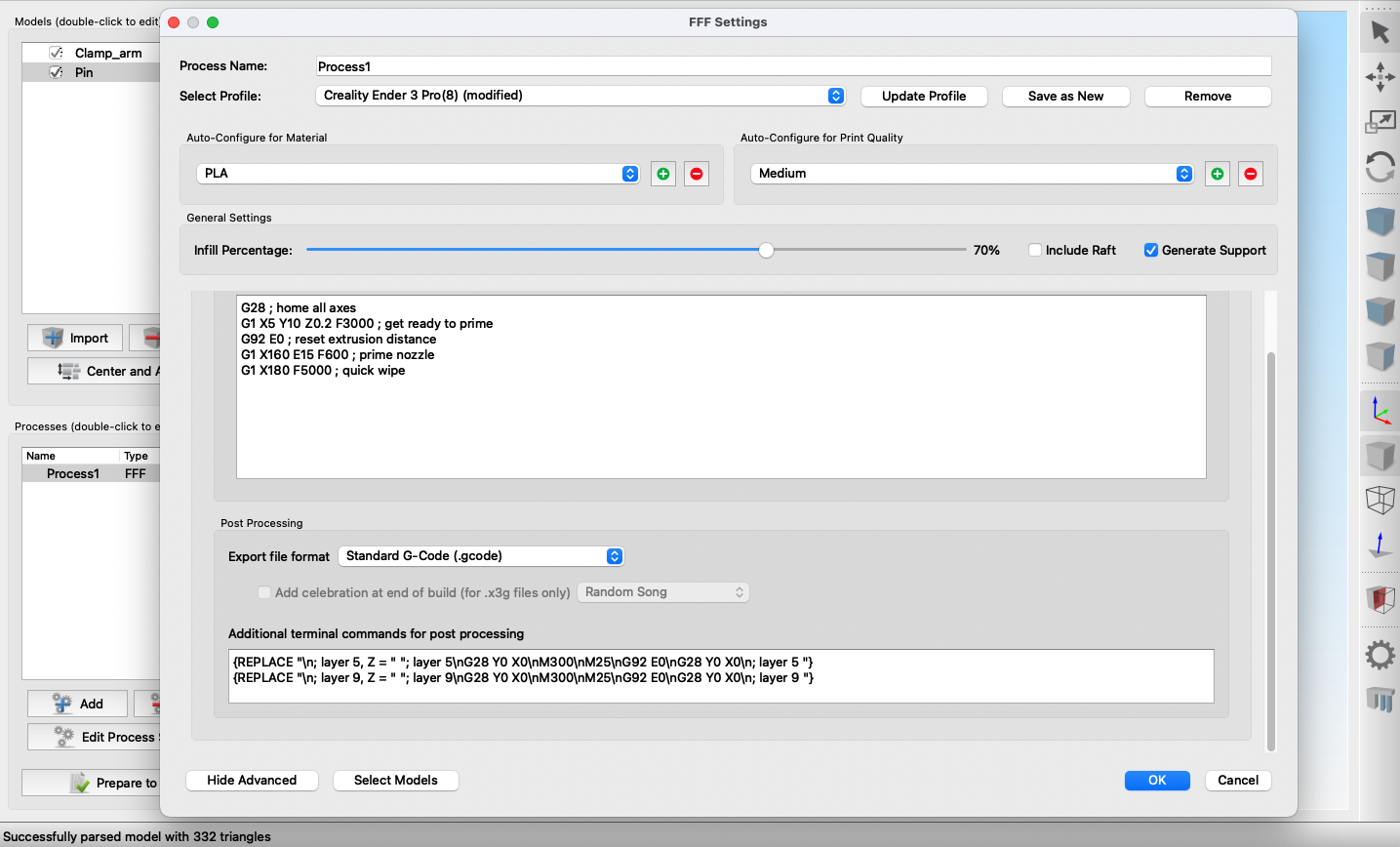 pause script for simplify 3d software