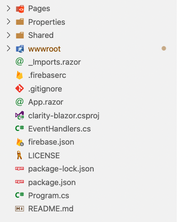 Blazor Project Structure