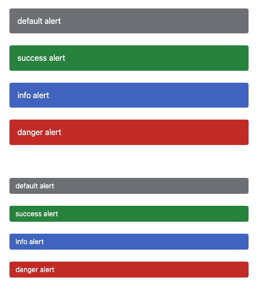 Compact Alert Web Component