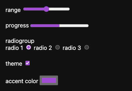 chrome accent color dark